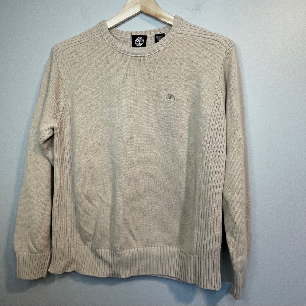 Timberland Men's Beige Crewneck Sweater